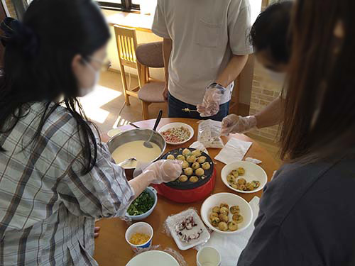 レクリエーション、たこ焼きパーティー